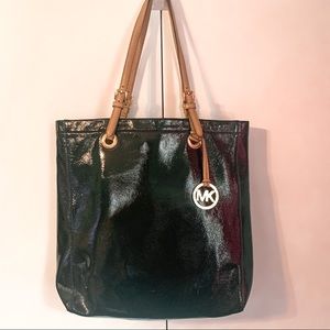 Michael Kors patent leather tote